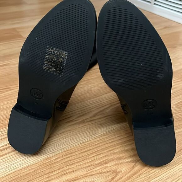 Michael Kors Bromley NWOT Flat Riding Boots Black Knee High Size 5 - Picture 9 of 9